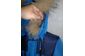 Зимовий комбінезон синій на хлопчика 8 - 9 років натуральне хутро