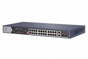 24-портовый неуправляемый Hi-PoE коммутатор Hikvision DS-3E0528HP-E