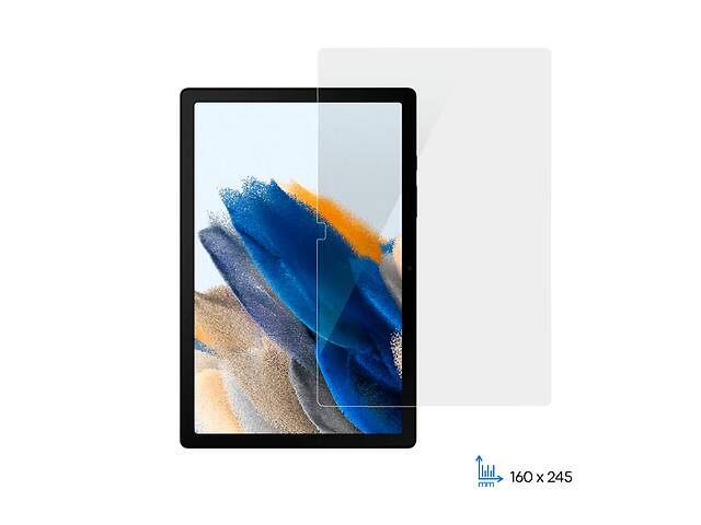 2E Защитное стекло для Samsung Galaxy Tab A8 (X200) 2021, 2.5D, Clear