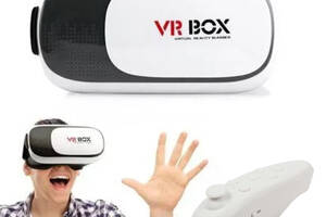 3D Очки виртуальной реальности с пультом управления для телефона VRBOX 2.0 ВиАр шлем