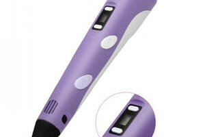 3D ручка c LCD дисплеем 3D Pen 2 Фиолетовый (258450)