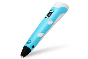 3D ручка для рисования MyRiwell Pen2 LCD Голубая (46005)