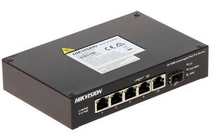 4-портовый неуправляемый POE коммутатор Hikvision DS-3T0306HP-E/HS