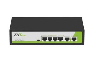 4-портовый PoE коммутатор ZKTeco ZK-PoE42N-55W (4xPOE, 2xLAN)