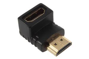 Адаптер HDMI 90 град переходник пап мам #100307