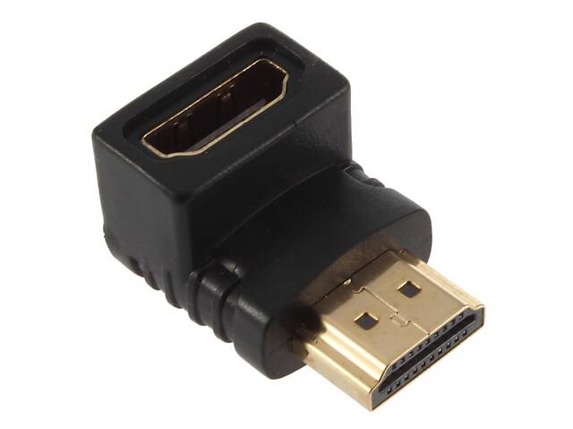 Адаптер HDMI 90 град переходник пап мам #100307