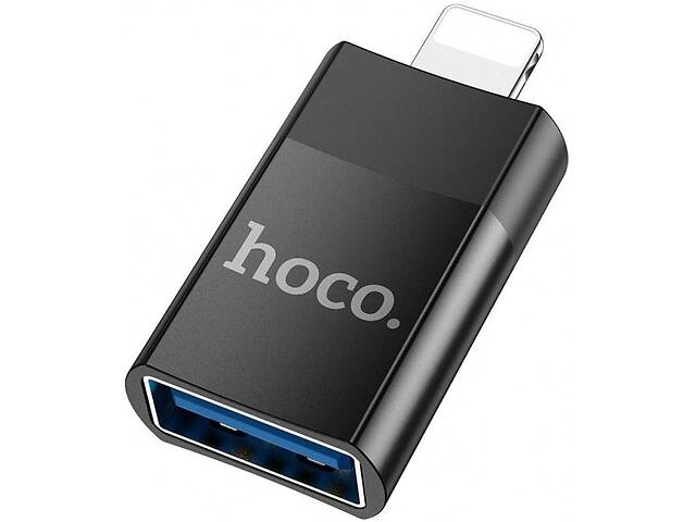 Адаптер Hoco UA17 Lightning to USB Black (Код товара:22566)