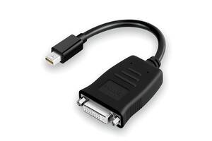 Адаптер конвертер видеосигнала Addap MDP2DVI-01 Mini DisplayPort - DVI FullHD 1080P Черный