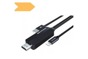 Адаптер XPRO Unnlink Apple Lightning до HDMI 2.0 білий (Y10004_699)