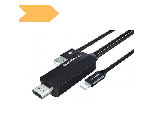 Адаптер XPRO Unnlink Apple Lightning к HDMI 2.0-м белый (Y10004_699)