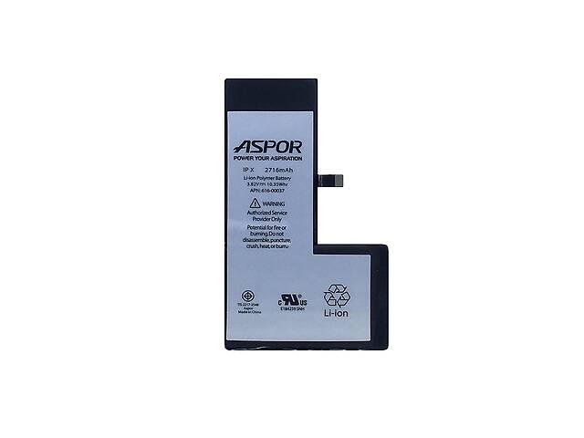 Аккумулятор Aspor для iPhone X
