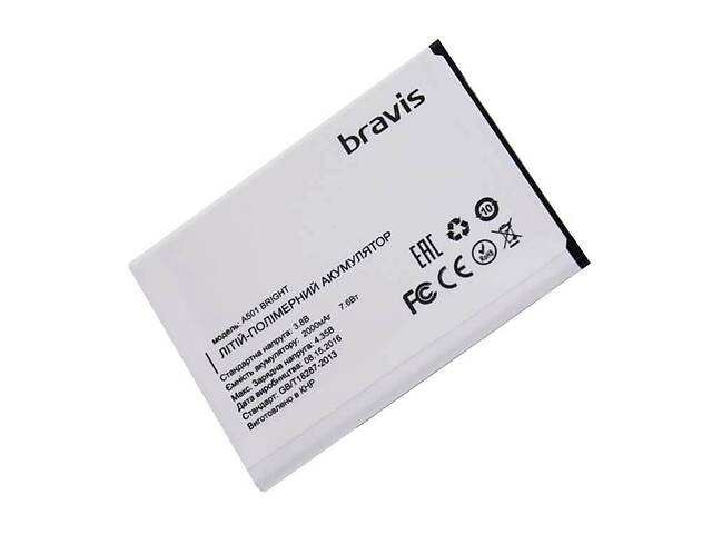 Аккумулятор Bravis A501 Bright 2000 mAh AAAA/Original тех.пакет