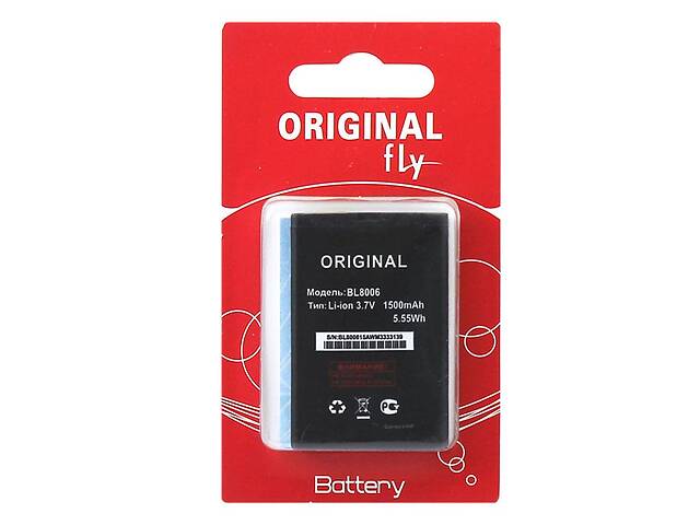 Аккумулятор Fly BL8006 1500 mAh DS133 AAA класс блистер