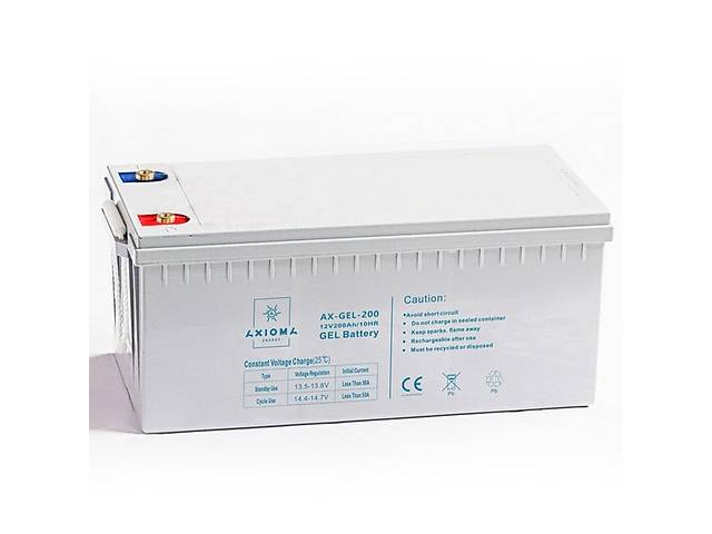 Акумулятор гелевий AXIOMA ENERGY 200 Ач (AX-Gel-200)