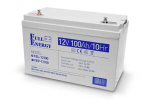 Аккумулятор гелевый GEL Full Energy FEL-12100 12V 100Ah