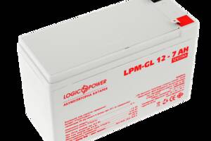 Аккумулятор гелевый LogicPower LPM-GL 12 - 7 AH