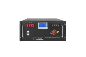 Аккумулятор LogicPower LP LiFePO4 48V (51,2V) - 100 Ah (5120Wh) (Smart BMS 100A) с LCD RM