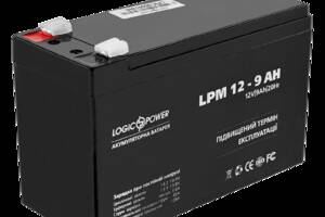 Аккумулятор свинцово-кислотный LogicPower AGM LPM 12 - 9.0 AH