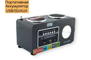 Аккумуляторная акустическая система XPRO Opera OP-8720 USB, SD, FM радио, ДУ