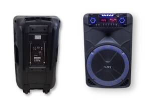 Аккумуляторная акустическая система ZPX 7766 колонка чемодан 150Вт USB, SD, FM радио, Bluetooth, микрофон, ДУ (ZPX 7...