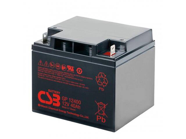Аккумуляторная батарея AGM CSB GP12400 12V 40Ah