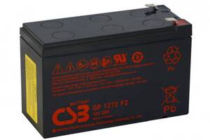 Аккумуляторная батарея AGM CSB GP1272F2 12V 7.2Ah