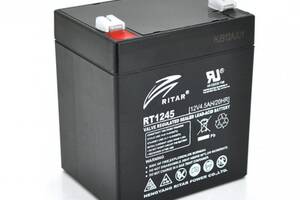 Аккумуляторная батарея AGM Ritar RT1245B 12V 4.5Ah