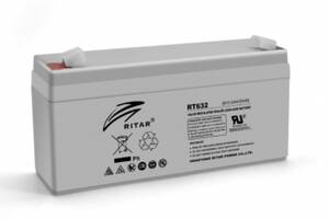 Аккумуляторная батарея AGM Ritar RT632 6V 3.2Ah