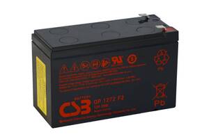 Аккумуляторная батарея CSB GP1272F2, 12V 7,2Ah