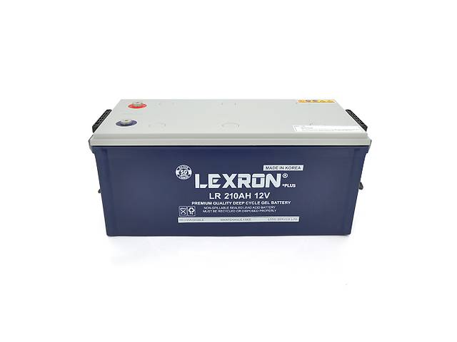 Аккумуляторная батарея Lexron LR-DCK-12-210 Carbon-Gel 12V 210 Ah DEEP CYCLE