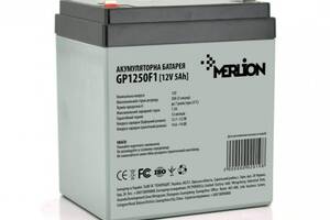 Аккумуляторная батарея Merlion AGM GP1250F1 12V 5Ah