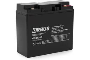 Аккумуляторная батарея ORBUS ORB1218 AGM 12V 18 Ah