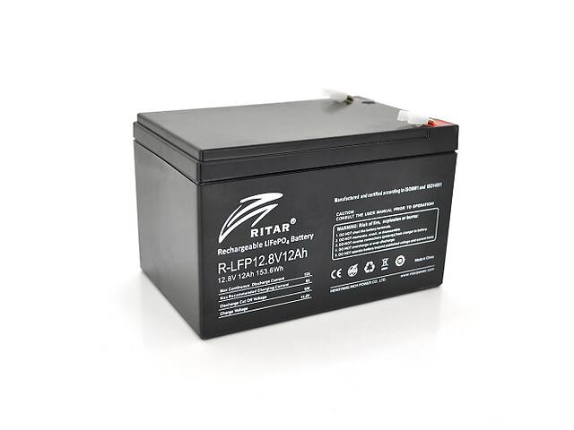 Аккумуляторная батарея Ritar LiFePO4 12.8V 12Ah 153.6Wh