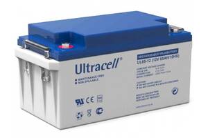 Аккумуляторная батарея Ultracell UL65-12 AGM 12V 65 Ah White