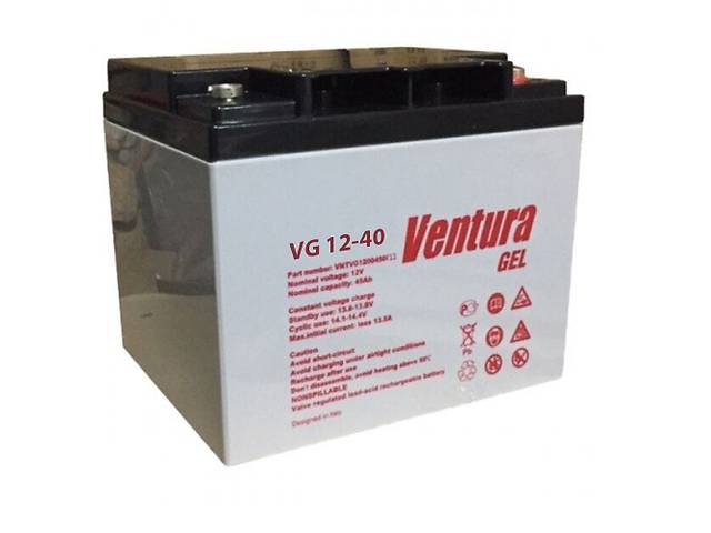 Аккумуляторная батарея Ventura VG 12-40 Gel 12V 40Ah