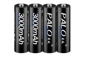 Аккумуляторные батарейки PALO АА 1.2В 3000мАч Ni-MH 4 шт