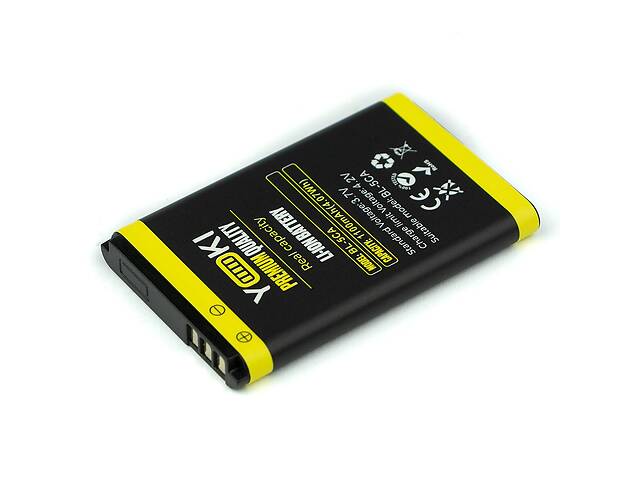 Аккумулятор высокой емкости Premium качество Yoki BL-5CA для Nokia 1112