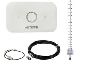 Антенный комплект 4G wifi роутер Anteniti E5573+антена стрела 21дб+кабель 10м + переходник (1700259528)