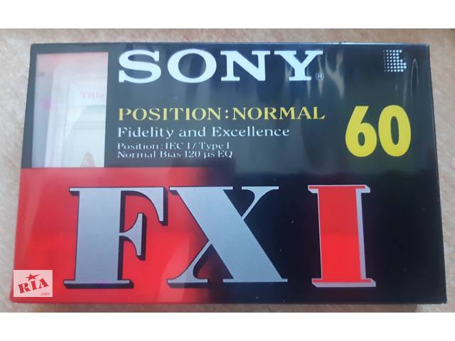 Аудіокасета SONY FXI 60