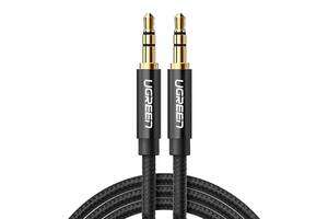 Аудио кабель AUX 3.5mm (miniJack) Ugreen AV112 2м Черный