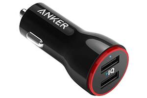 Автомобильное зарядное устройство Anker PowerDrive 2 24W 2xUSB V3 Black (6497107)