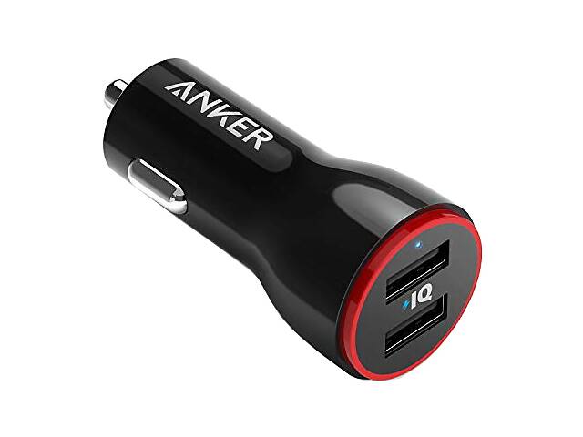 Автомобильное зарядное устройство Anker PowerDrive 2 24W 2xUSB V3 Black (6497107)