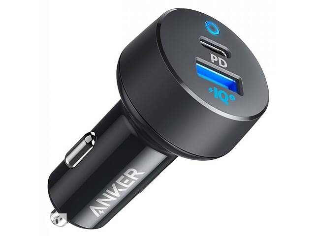 Автомобильное зарядное устройство Anker PowerDrive PD 2 - 18W PD & 12W PowerIQ LED Black (6579753)