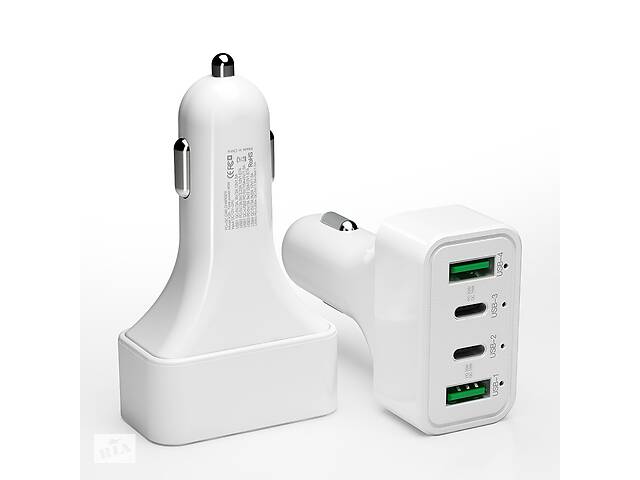 Автомобильное зарядное устройство Digital Lion K26, 2 USB + 2 Type-C, с быстрой зарядкой, 40W