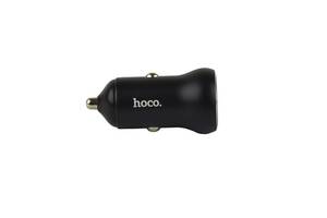 АЗУ Hoco NZ5 Smooth road PD30W + QC3.0 car charger set Type C to Lightning Черный