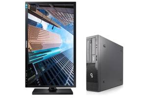 Б/у Комплект ПК: Fujitsu Esprimo E500 SFF| i3-2120| 16GB RAM| 480GB SSD| HD 2000+Samsung S24E450D 24'