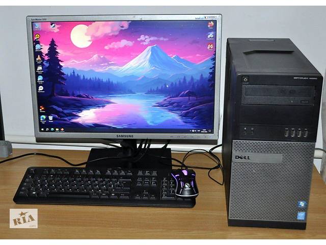 Б/у Комплект: Dell OptiPlex 9020 MT| i5-4570| 16GB RAM| 240GB SSD NEW+320GB HDD NEW| Radeon RX 550 4GB+Б-класс