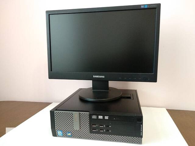 Б/у Комплект ПК: Б-класс Dell OptiPlex 7010 SFF| i5-3470| 4GB RAM| 500GB HDD| HD 2500+Samsung 943SN| 18.5'