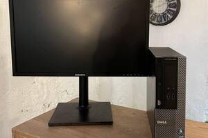 Б/у Комплект ПК: Dell OptiPlex 3020 SFF| i3-4130| 16GB RAM| 480GB SSD| HD 4400+Samsung NC241| 24' 1920x1080