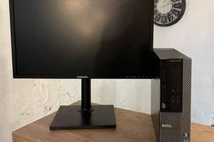 Б/у Комплект ПК: Dell OptiPlex 3020 SFF| i3-4130| 8GB RAM| 240GB SSD| HD 4400+Samsung NC241| 24' 1920x1080